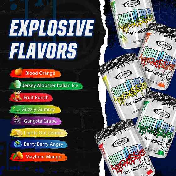 Предтренировочная формула Gaspari Nutrition SuperPump Aggression™ Pre- Workout 360 g (Mayhem Mango) Луцк