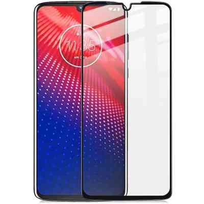 Стекло защитное PowerPlant Full screen Motorola Moto Z4, Black (GL606986) Винница