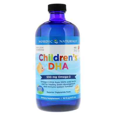 Жирні кислоти Nordic Naturals Риб&apos;ячий жир (ДГК) для Дітей, зі Смаком Полуниці, Children&apos;s (NOR-02724) Вінниця