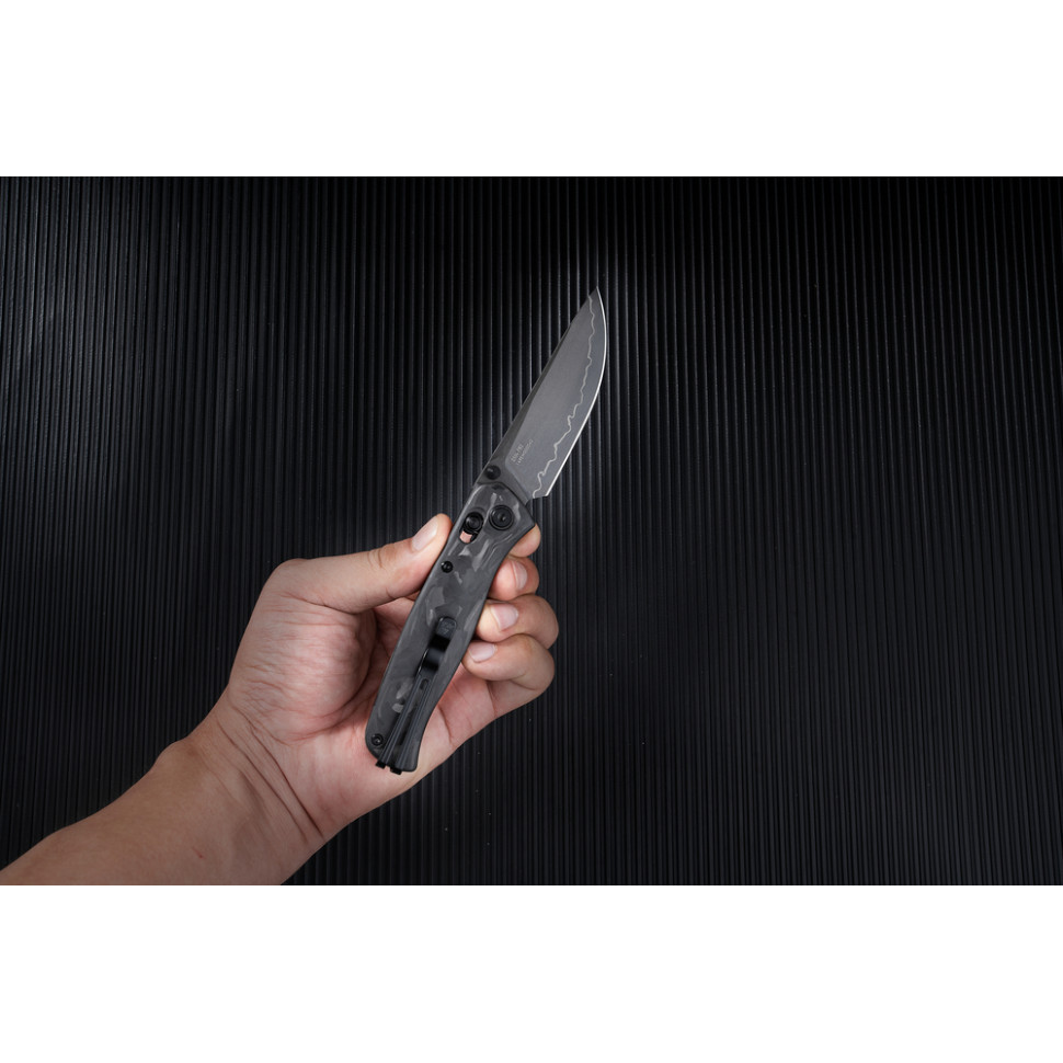 Ніж складаний SRM Medal 255L-FB2, чорний Київ - фото 7
