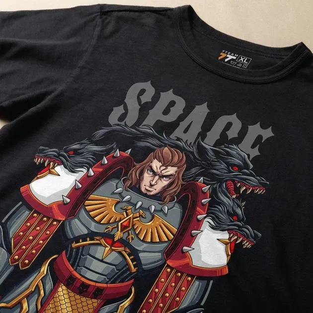 Футболка для подростка мальчика с принтом WarHammer 40K 140pace Wolve140 Размер 160 Anime10785 Днепр - изображение 4