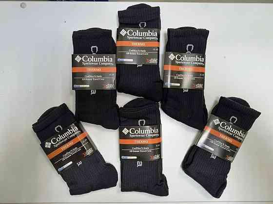 Мужские теплые термоноски с махровым следом Columbia (6шт в уп). Хлопок. Размен 41-45 Киев