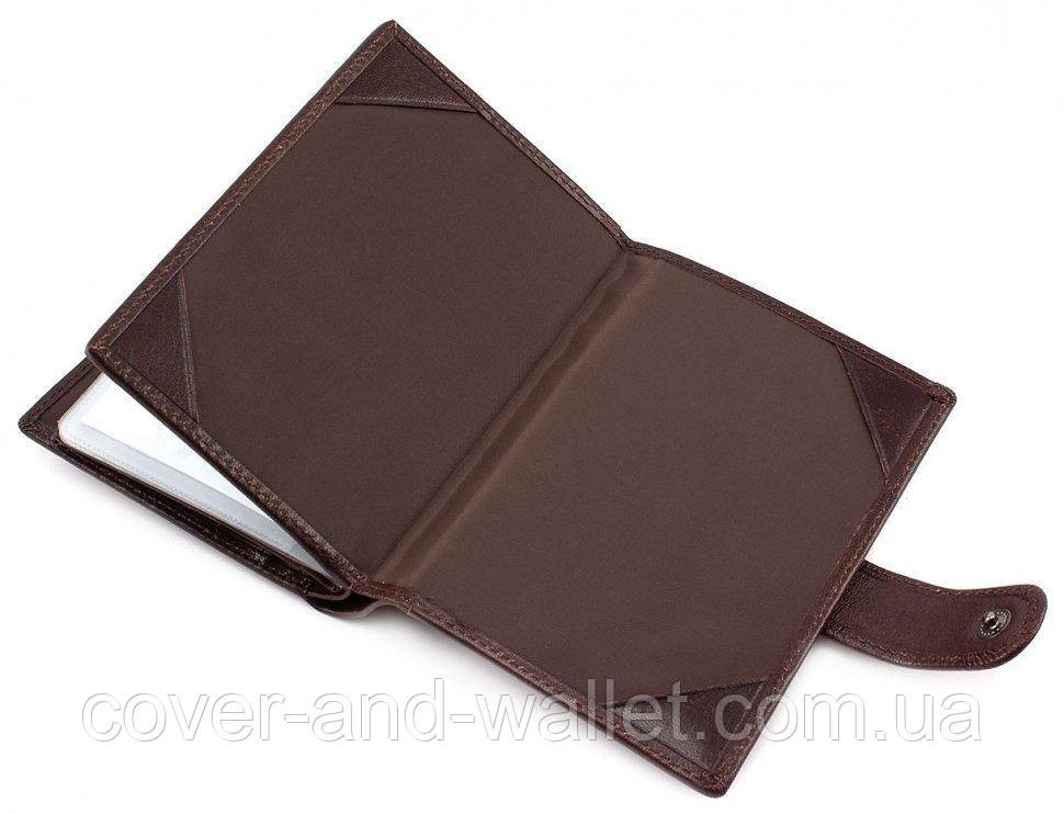 Елітний чоловічий портмоне з відділенням для документів Marco Coverna 010-807 чорний Київ - фото 10