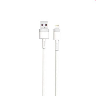 Дата кабель USB 2.0 AM to Lightning 1.0m 5A white XO (XO-NBQ166-L-1-WH) Вінниця - фото 1