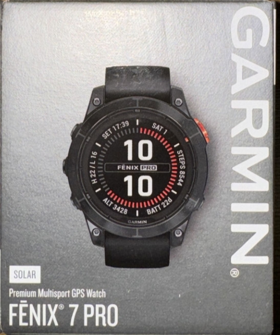 Смарт-Часи Garmin Fenix Pro Solar Slate Gray w. Black Band Київ - фото 4