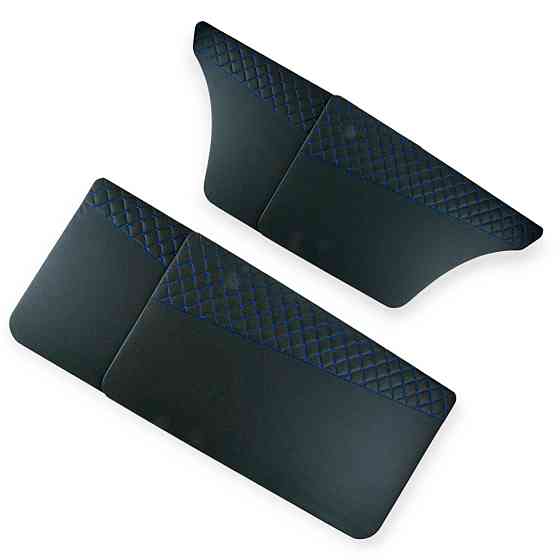 Карта 2101-2107 ексклюзив чорний, синя нитка двері Мукачево