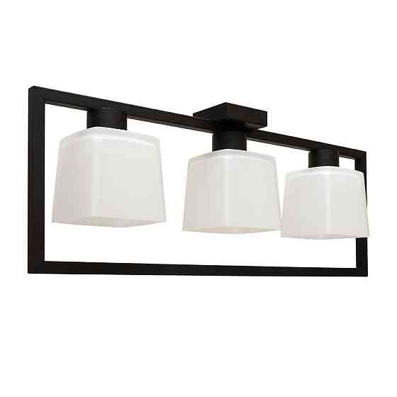 Люстра потолочная MSK Electric Boston на три плафона под лампу Е27 NL 400230-3 BK Одесса