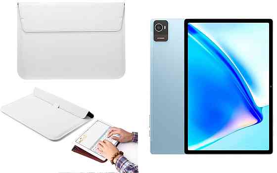 Чохол-конверт VitoCase для Oukitel OKT3, з функцією підставки для планшета Білий Київ
