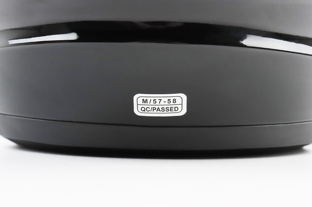 Шолом модуляр, закритий з відкидним підборіддям+відкидні окуляри BLD-159 М (57-58см), ЧОРНИЙ глянець Київ - фото 8