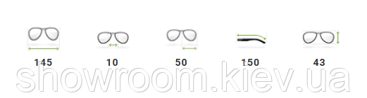 Оправа Chrome Hearts жіноча брендова (2272) золото Київ