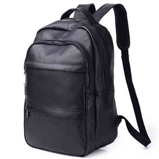 Чоловічий рюкзак для ноутбука та документів з натуральної шкіри Tiding Bag B2-37342A Кам'янське