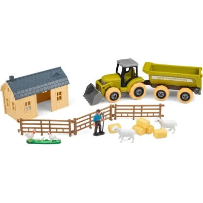 Ігровий набір Otamanko Веселий хутір (трактор із причепом і ферма з вівцями та курми) (8817K) Вінниця - фото 1