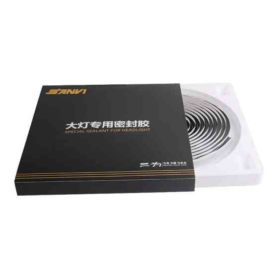 Герметик универсальный профессиональный Sanvi бутиловый черный (автомобильный для фар) лента/бобина Харьков