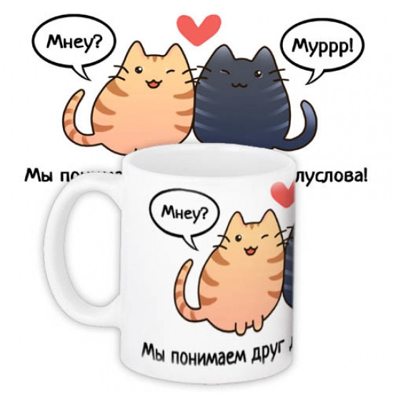 Чашка Ми розуміємо один одного з півслова Вінниця - фото 1