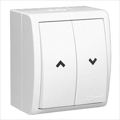 Вимикач Simon ролетний AQUARIUS, біли (AQZ1/11) Вінниця - фото 1