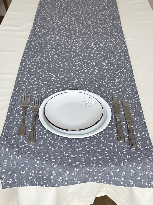 Ecotton Ранер доріжка Ecotton DUCK 45x170 см для обіднього столу водовідштовхувальна сірий (V 1 Киев - изображение 6