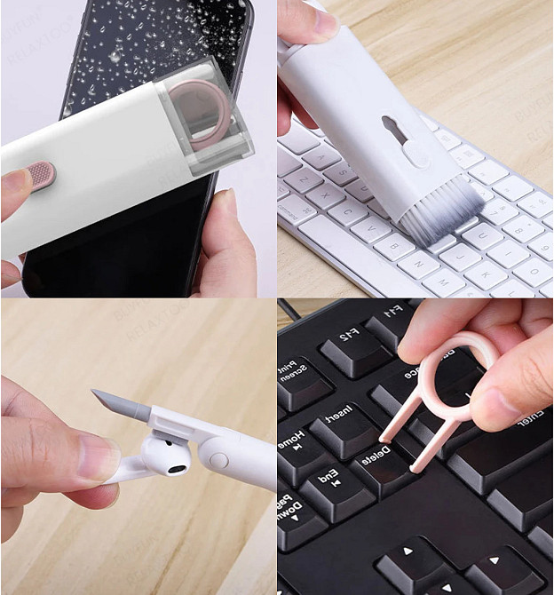 Щітка для чищення гаджетів багатофункціональна AC Prof Q6E Київ - фото 3