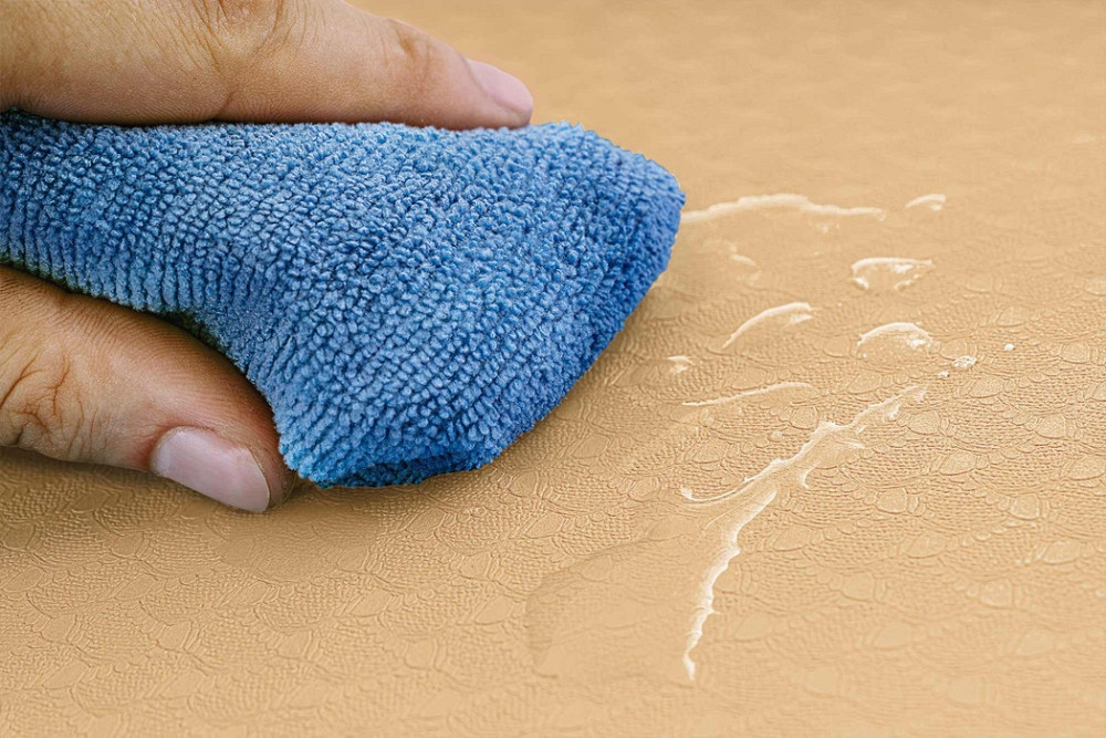 Фітнес-килимок з отворами Hop-Sport TPE 0,8см HS-T008GM помаранчево-червоний Київ - фото 8