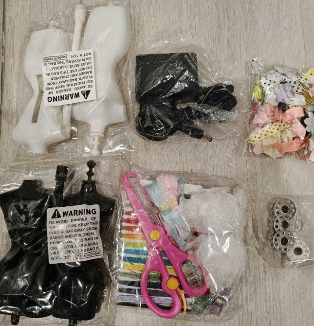 Мини электрическая швейная машинка для начинающих caydo с педалью. Розовая. Харьков - изображение 3