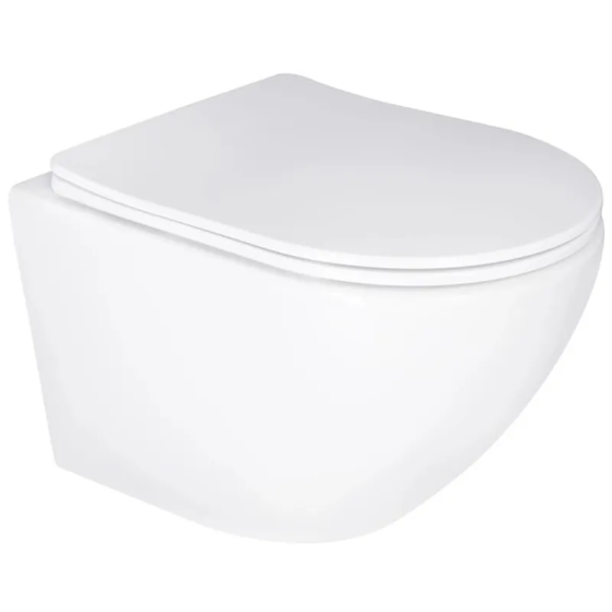 Унітаз підвісний Mixxus ELLIPSE-0305-T3 485x360x365mm, система змиву TORNADO 3.0 (MI6701) Київ