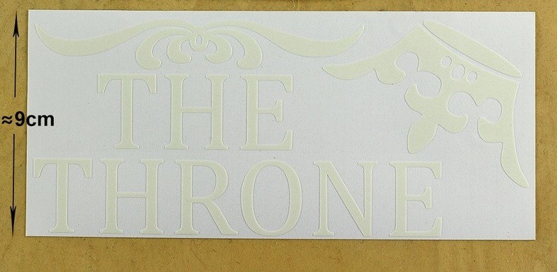 Наклейка в туалет фосфорная 