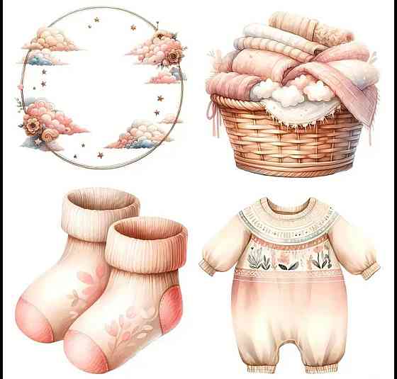 Набор наклеек для скрапбукинга, 20 шт Киев