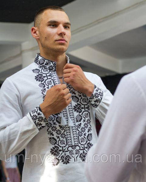 Мужская льняная вышиванка Всеволод Кривой Рог - изображение 4