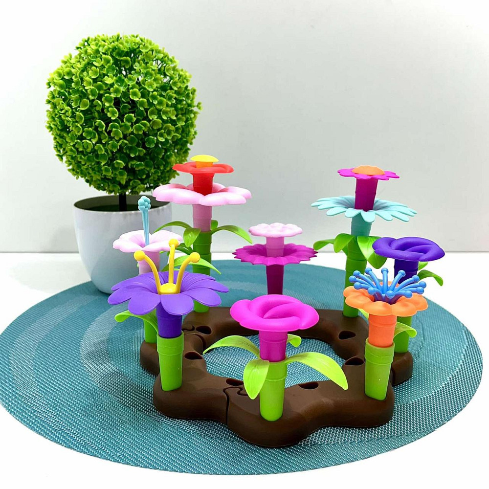 Конструктор Квітковий сад різнокольоровий 156 деталей (MY 7168) Чернігів - фото 8