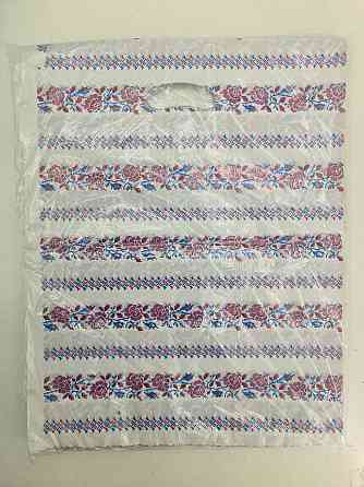 Пакети з вирубаною ручкою (30*40) "Вишиванка"Комсерв (100 шт.) Харків