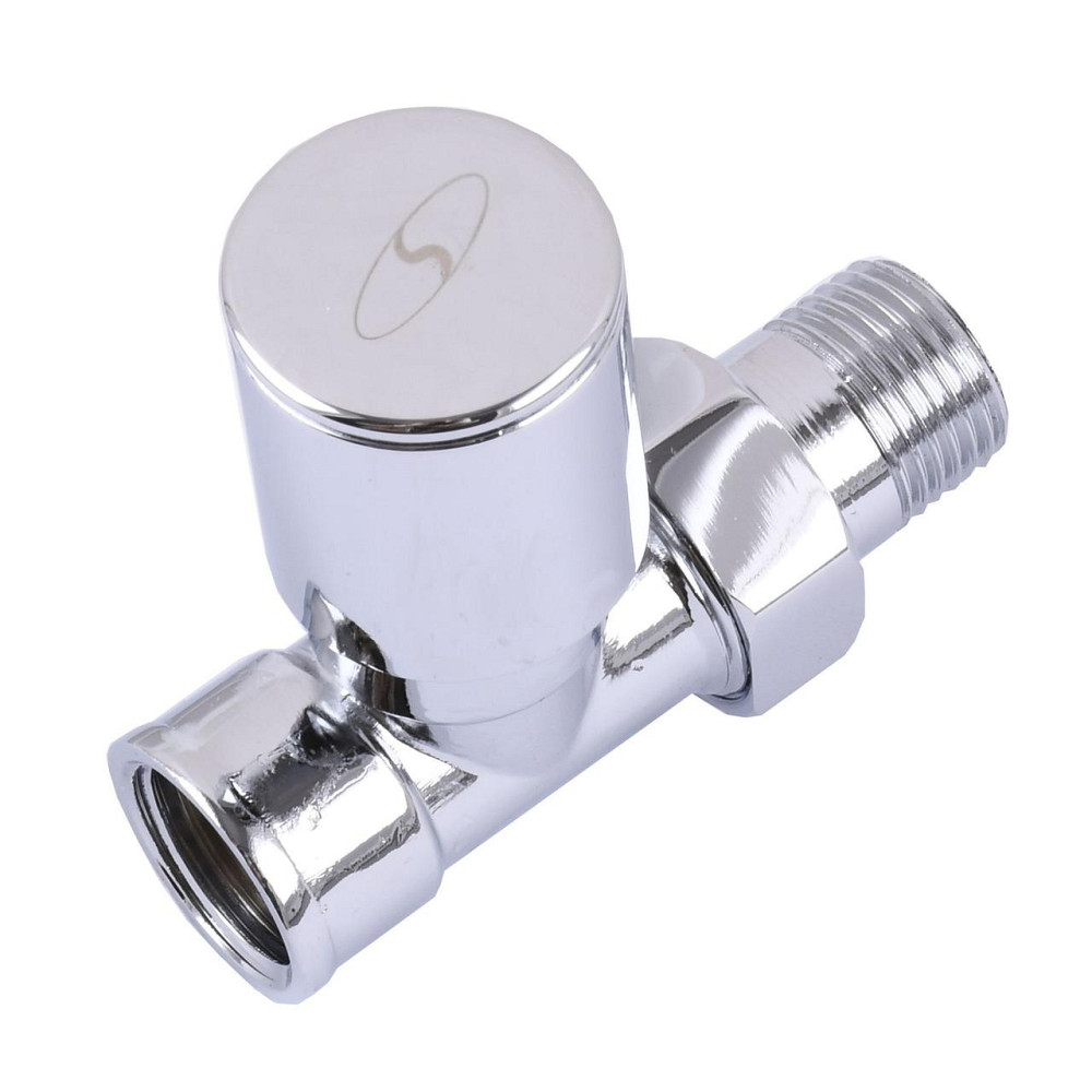 Кран вентильный прямой с американкой SOLOMON 1/2″ CHROM 1865 Киев - изображение 5