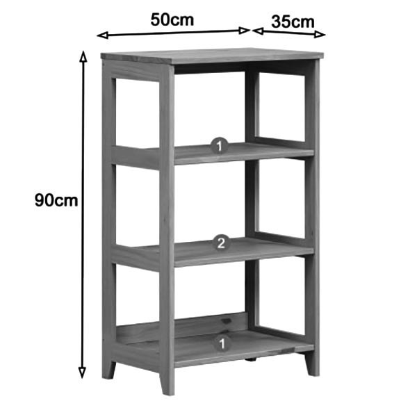 Етажерка для ванної "Німаліс" охра Миколаїв - фото 2