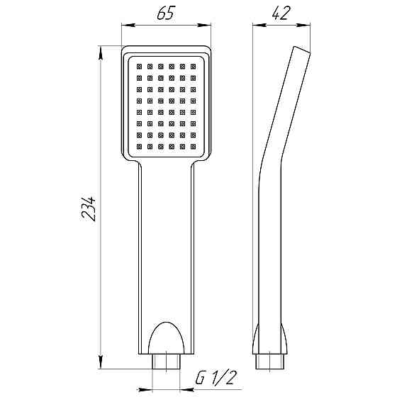 Душова лійка Globus Lux SUS-001PQ Київ