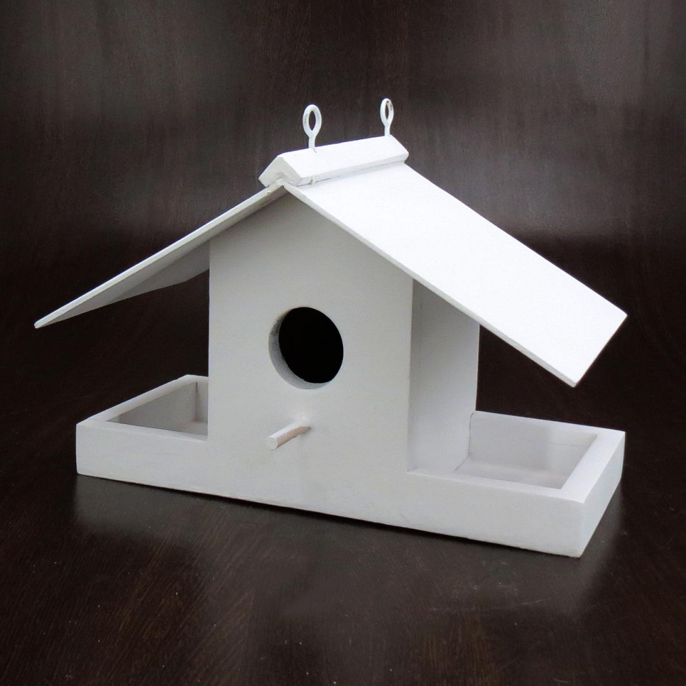 Кормушка со скворечником 