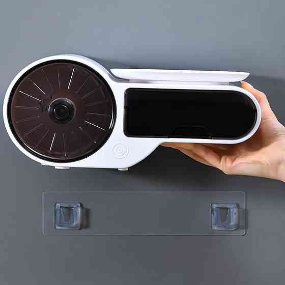 Тримач для туалетного паперу з поличкою,Білий SBR Київ