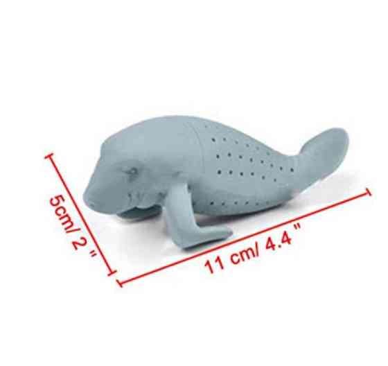 Ситечко для чая Ламантин 11 на 5 см серый Киев