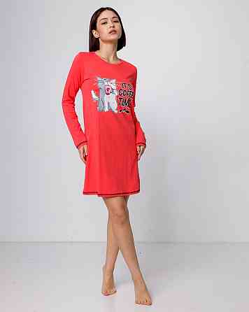 Туніка з довгим рукавом Nicoletta 83611 S, Кораловий Київ