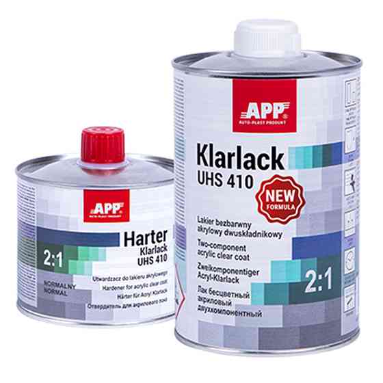 Лак акриловий "Klarlack UHS 410" New Formula 2К 2:1 1л+0,5л затв. APP, 020137 Київ