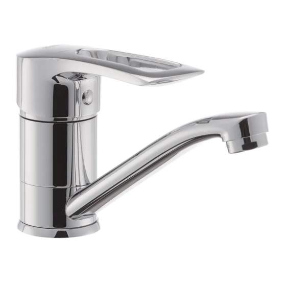 Смеситель для умывальника Haiba Hansberg 555, длина 15 см (HB0215) Харьков