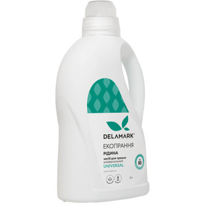 Гель для стирки DeLaMark Universal жидкость 2 л (4820152330895) Винница - изображение 1