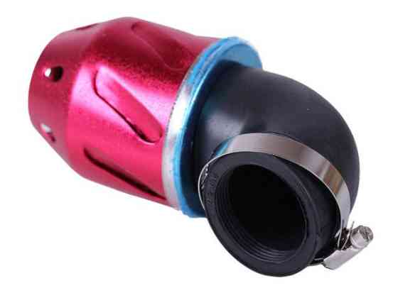 Фільтр нульовий "Пуля" червоний Ø42 мм 90° (125-150c) — АМ Мукачево