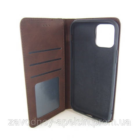 Чехол книжка iPhone 11 Pro Premium Case (коричневый) Одесса - изображение 2