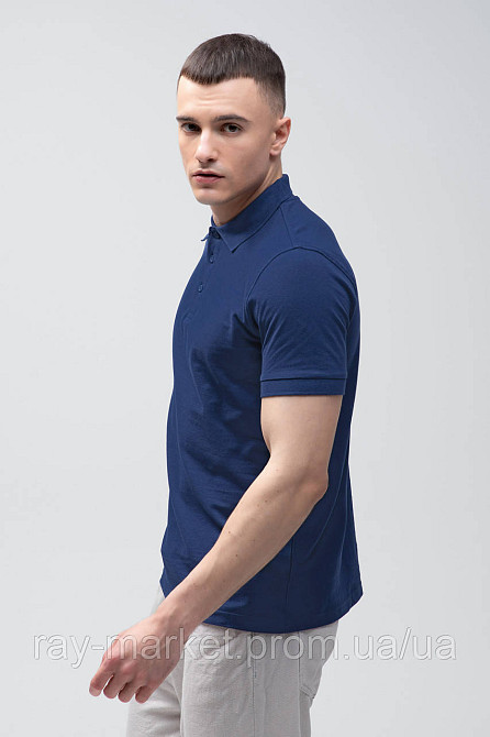 Поло класичне Stedman Lux Polo чоловіче темно-синє (ST9060-NAV) 3XL Київ - фото 10