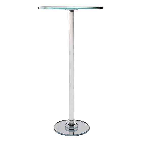 Yiwu Тортівниця скляна на високій ніжці 30×60 см кругла підставка для торта, капкейків HP-4-88M Коломия