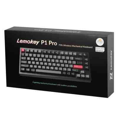 Клавиатура Lemokey P1 Pro Super Banana RGB Wireless/Bluetooth/USB Carbon Black (P1P-M4-UA) Винница