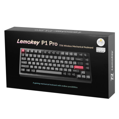 Клавиатура Lemokey P1 Pro Super Banana RGB Wireless/Bluetooth/USB Carbon Black (P1P-M4-UA) Винница - изображение 3