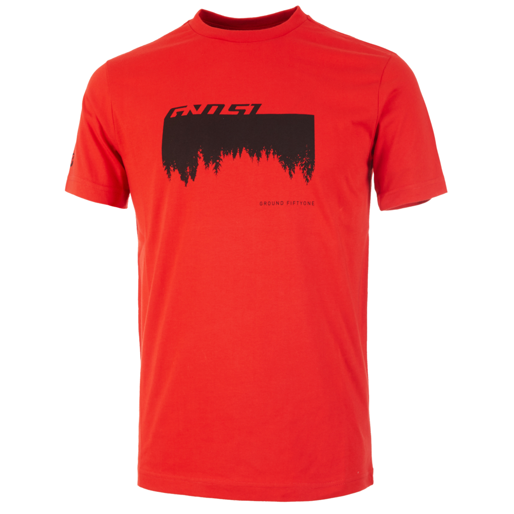 Футболка Ghost MTN Casual Line Woods, L, красно-черная Київ - фото 1