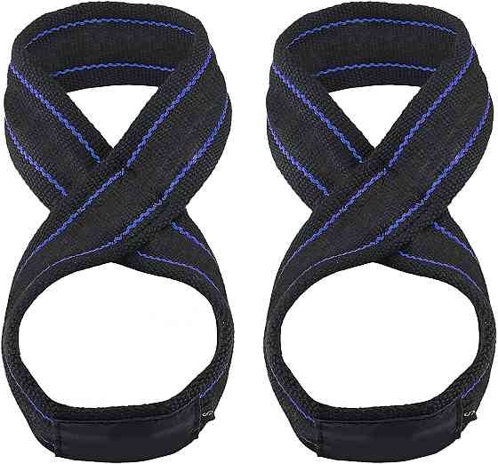 Лямки для тяги (вісмірка) Power System PS-3405 Figure 8 Black/Blue S/M Кам'янське