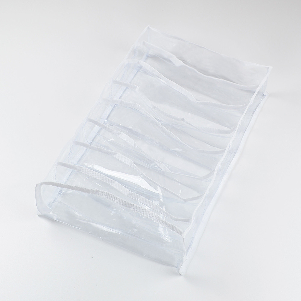 Прозорий органайзер для трусиків і шкарпеток 8 відділень L Pvh-L-white (Білий) Суми - фото 3