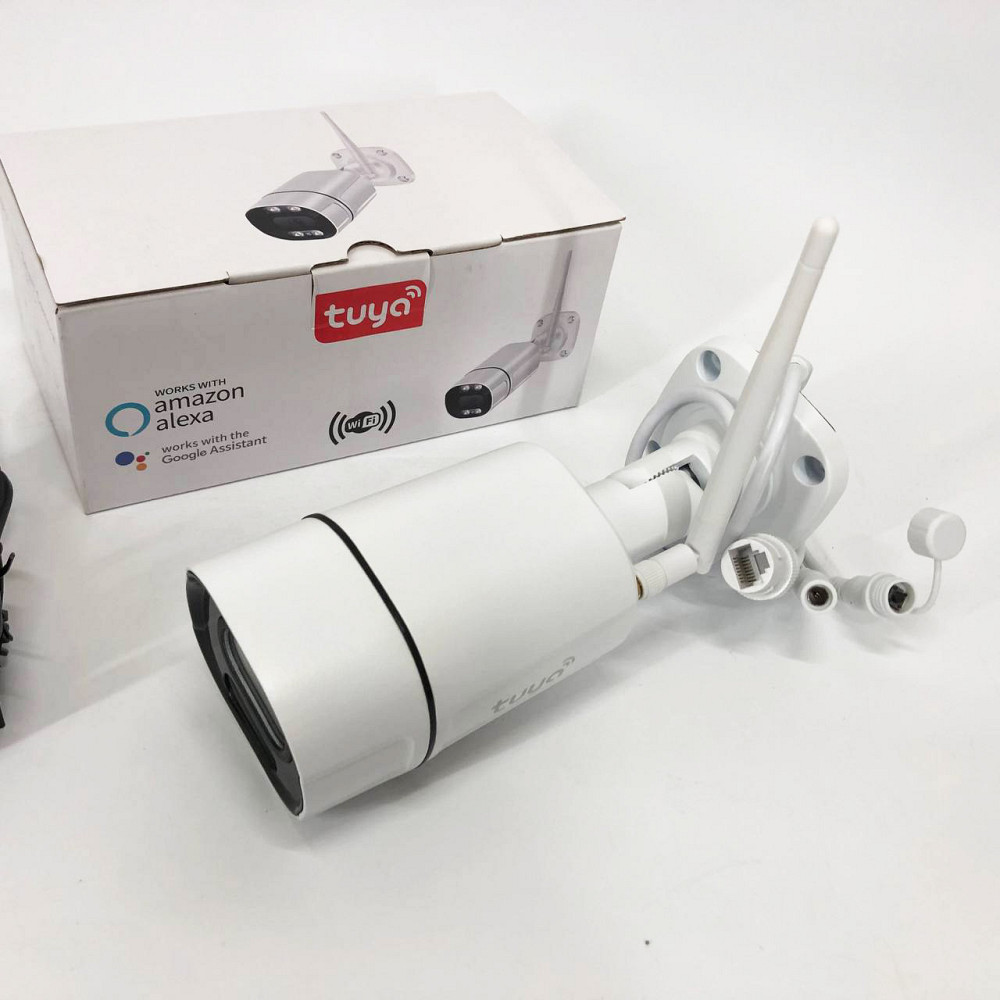 Камера відеоспостереження для дому із записом Camera C16 TUYA APP WIFI IP 3.0 mp, Поворотна відеокамера PZ-57 Львів - фото 3