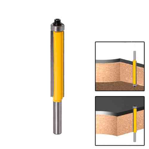 Прямая кромочная фреза с подшипником 76.2мм хвостовик 8мм для фрезера ручного Киев